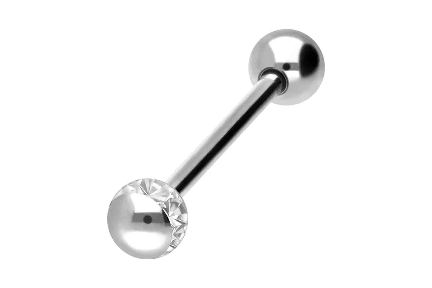 Chirurgenstahl Barbell EPOXY-RING- + CHIRURGENSTAHL-KUGEL